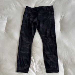 Women’s Black Camouflage Leggings